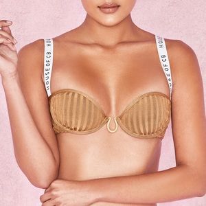 House of CB gold wired bra